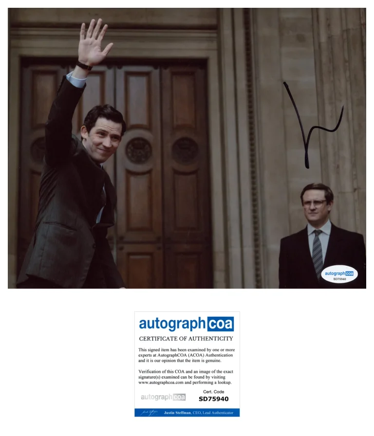 Josh O'Connor 'The Crown' Signed 8x10 Photo 'Prince Charles' ACOA