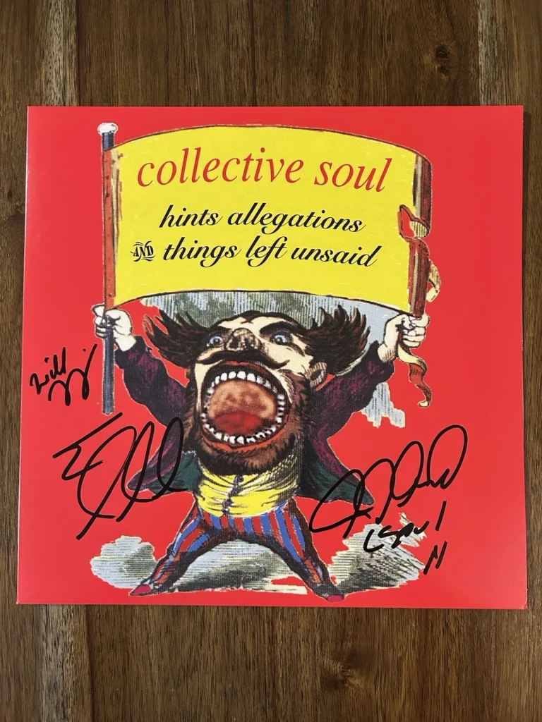 ‘Collective Soul’ Band Signed ‘Hints Allegations’ Vinyl Album Ed Roland +2