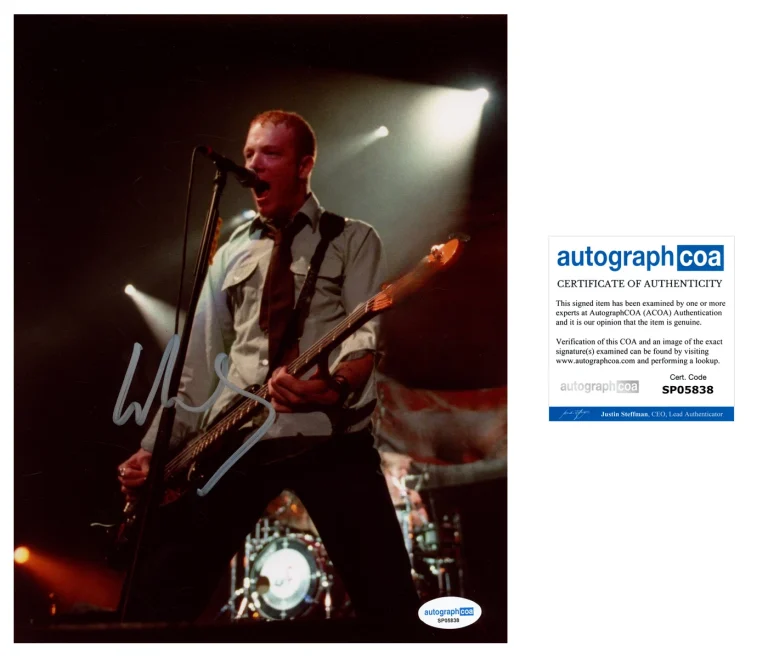 Max Collins 'Eve 6' Band Signed 8x10 Photo Lead Singer ACOA