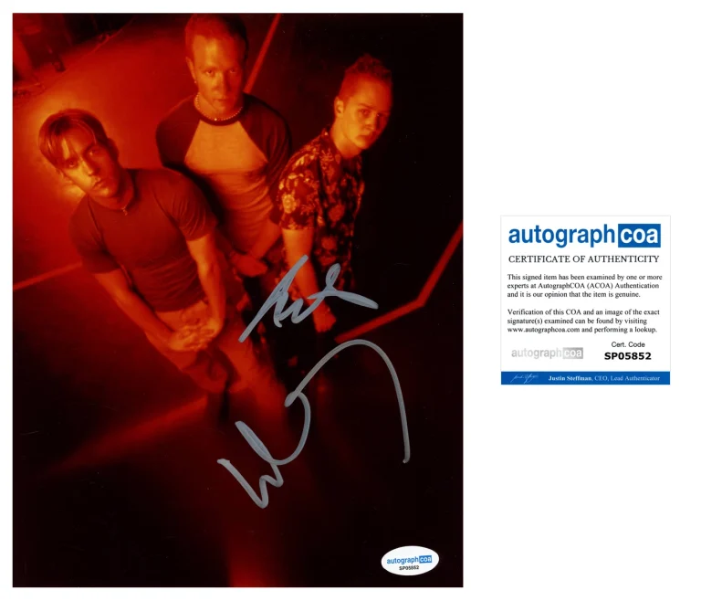 Max Collins & Jon Siebels 'Eve 6' Band Signed 8x10 Photo Lead Singer ACOA