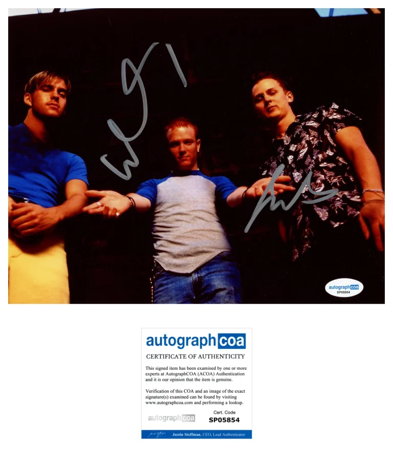 Max Collins & Jon Siebels 'Eve 6' Band Signed 8x10 Photo Lead Singer ACOA