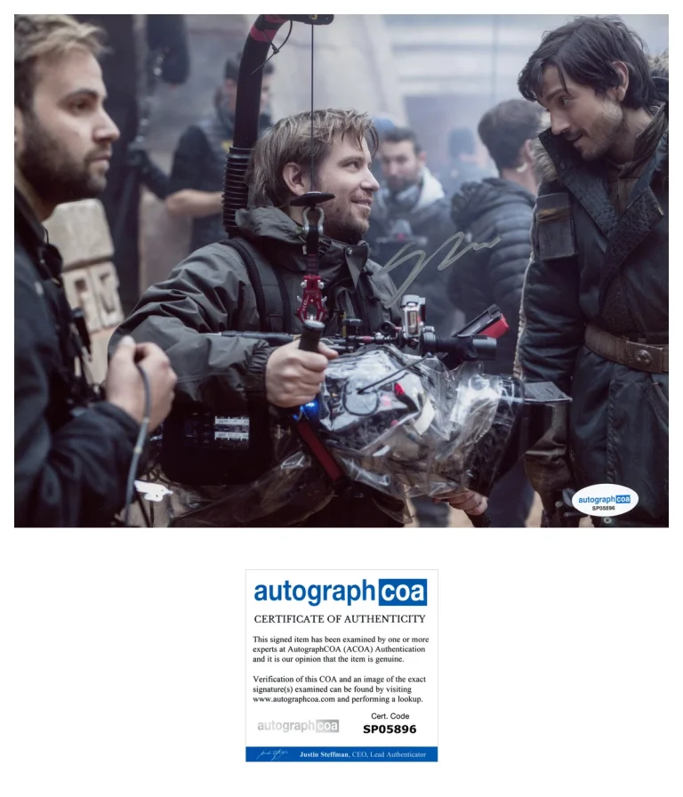 Gareth Edwards ‘Star Wars: Rogue One’ Director Signed 8x10 Photo ACOA