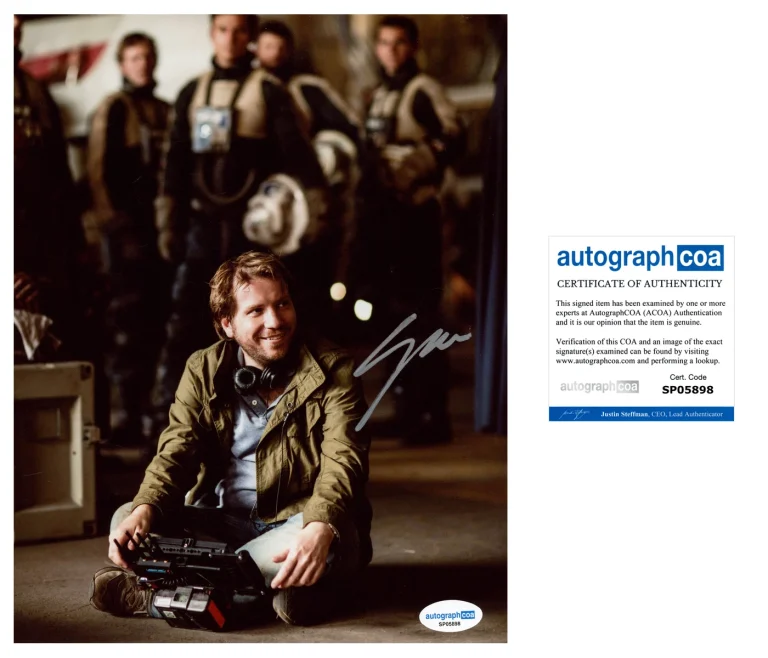 Gareth Edwards ‘Star Wars: Rogue One’ Director Signed 8x10 Photo ACOA