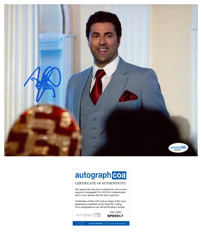 Adam Ray 'Young Rock' Signed 8x10 Photo 'Vince McMahon' ACOA Comedian
