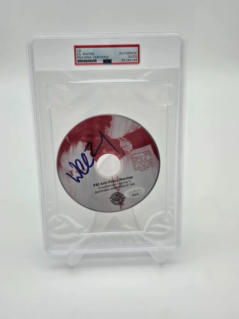 Lil Wayne Signed Tha Carter 2004 CD Disc PSA DNA Slabbed Auto JSA Cert Weezy Rap