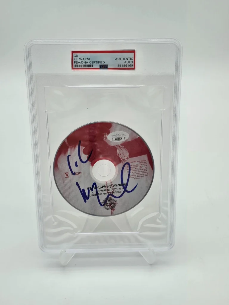 Lil Wayne Autographed Tha Carter CD Disc PSA DNA Slab JSA Dual Cert Weezy Rapper