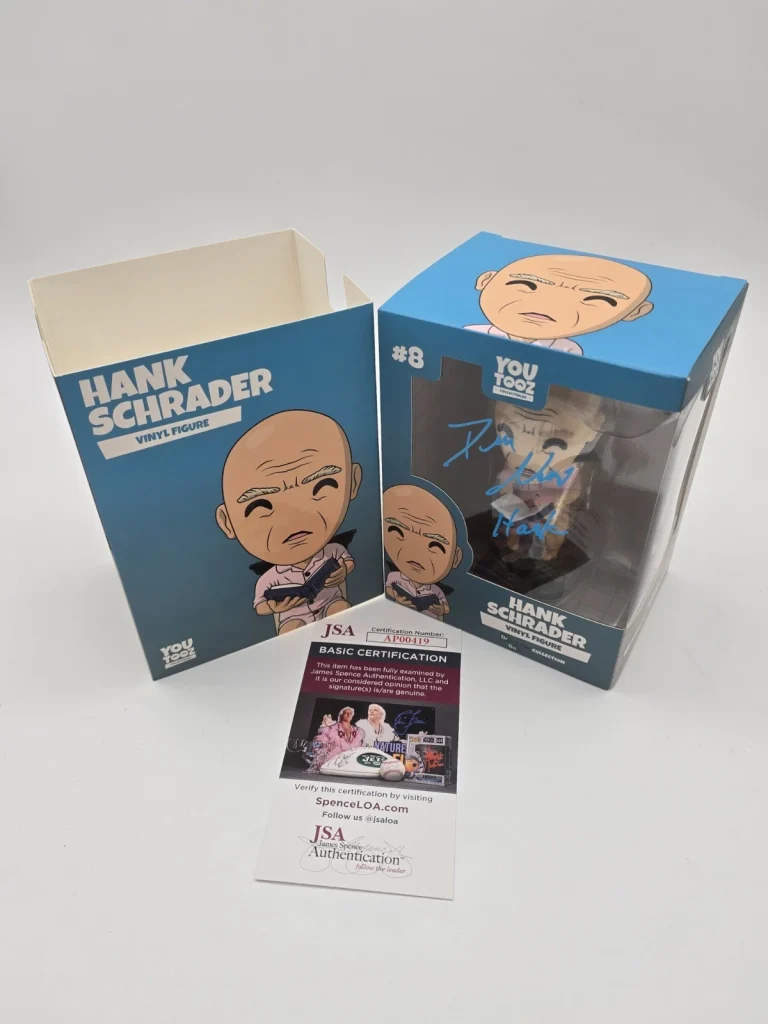Dean Norris Signed Hank Schrader Youtooz #8 Breaking Bad JSA COA Inscribed Blue