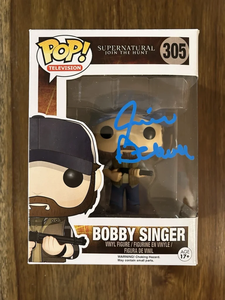 Jim Beaver ‘Supernatural’ Signed Funko Pop 305 ‘Bobby Singer’ Beckett Certified
