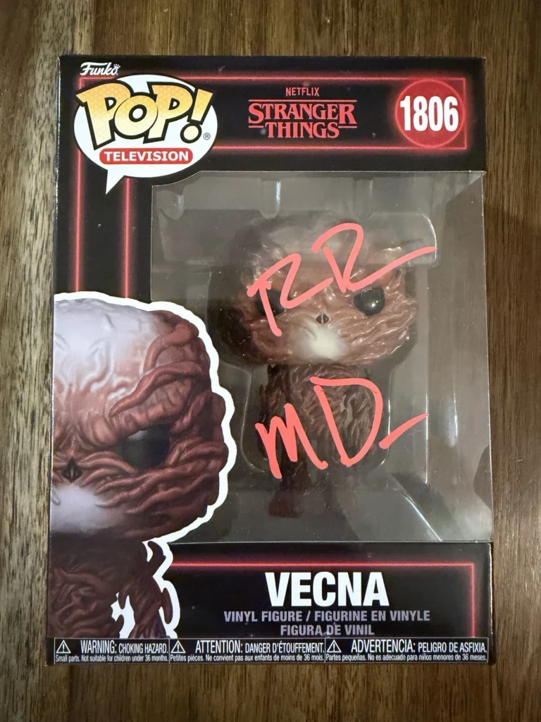 Ross & Matt Duffer Brothers ‘Stranger Things’ Signed ‘Vecna’ Funko Pop Beckett