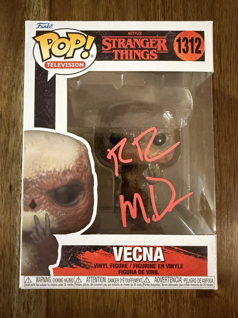 Ross & Matt Duffer Brothers ‘Stranger Things’ Signed ‘Vecna’ Funko Pop Beckett