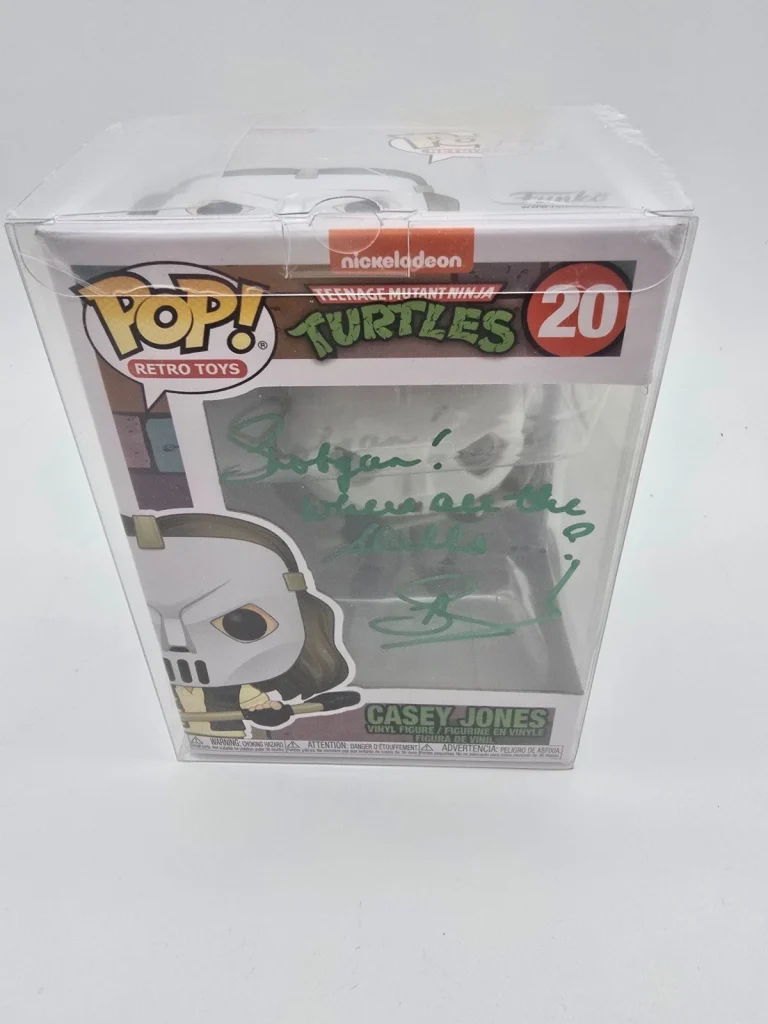 Stephen Amell Signed Casey Jones TMNT Funko Pop #20 Retro Toys JSA Autograph