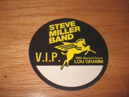 Steve Miller Lou Gramm Tour Backstage Concert  Pass