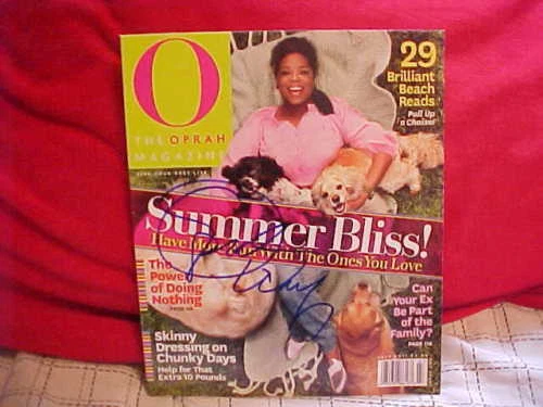 OPRAH WINFREY SIGNED O MAGAZINE JULY 2011