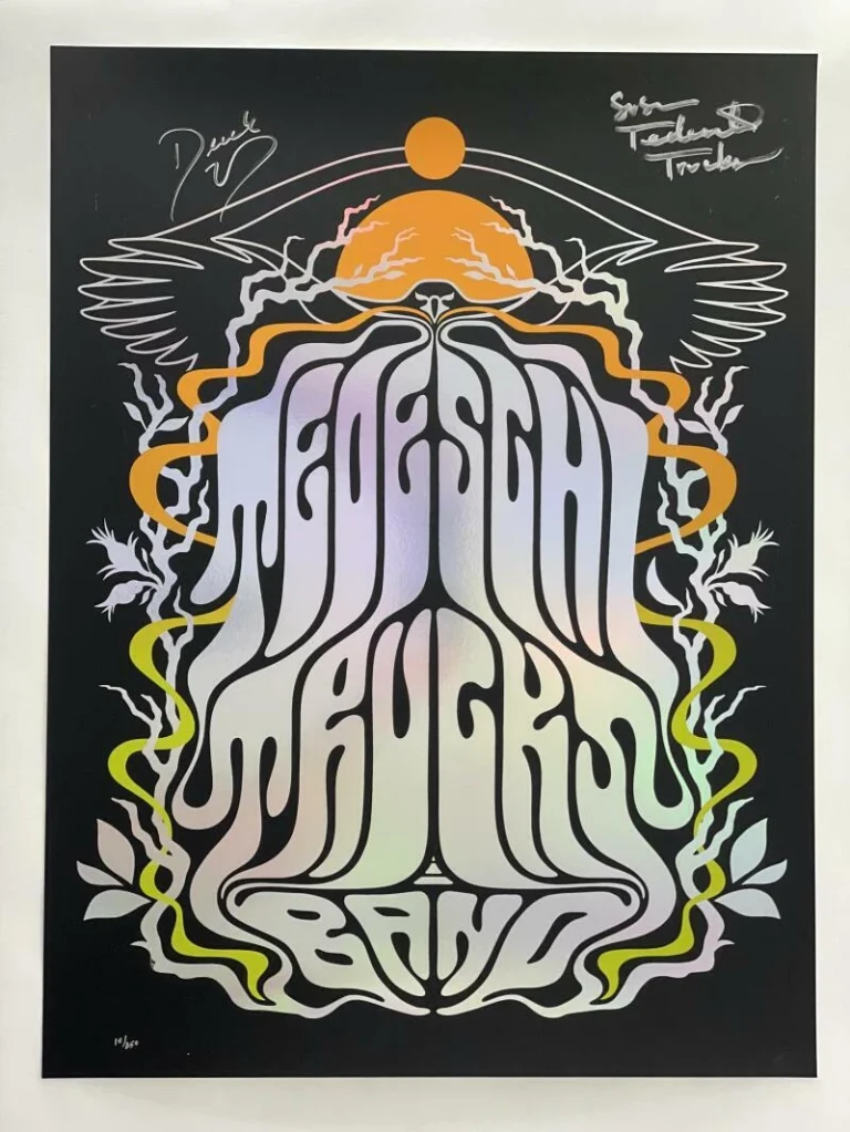 SUSAN TEDESCHI & DEREK TRUCKS BAND SIGNED AUTOGRAPH 18X24 CONCERT TOUR POSTER C