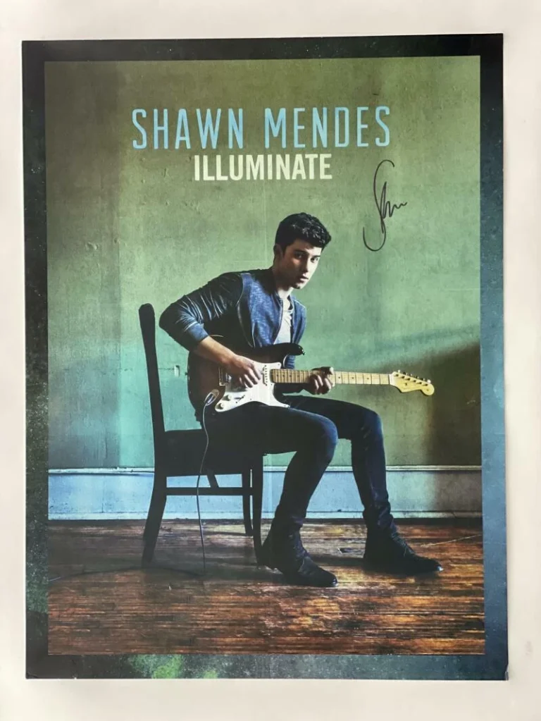 SHAWN MENDES SIGNED AUTOGRAPH 18X24 CONCERT TOUR POSTER - ILLUMINATE VERY RARE!