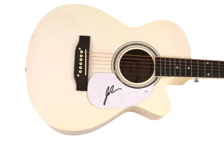 JON PARDI SIGNED AUTOGRAPH FULL SIZE ACOUSTIC GUITAR - CALIFORNIA SUNRISE JSA