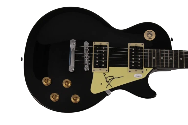 JULIAN CASABLANCAS SIGNED AUTOGRAPH GIBSON EPIPHONE LES PAUL GUITAR STROKES PSA