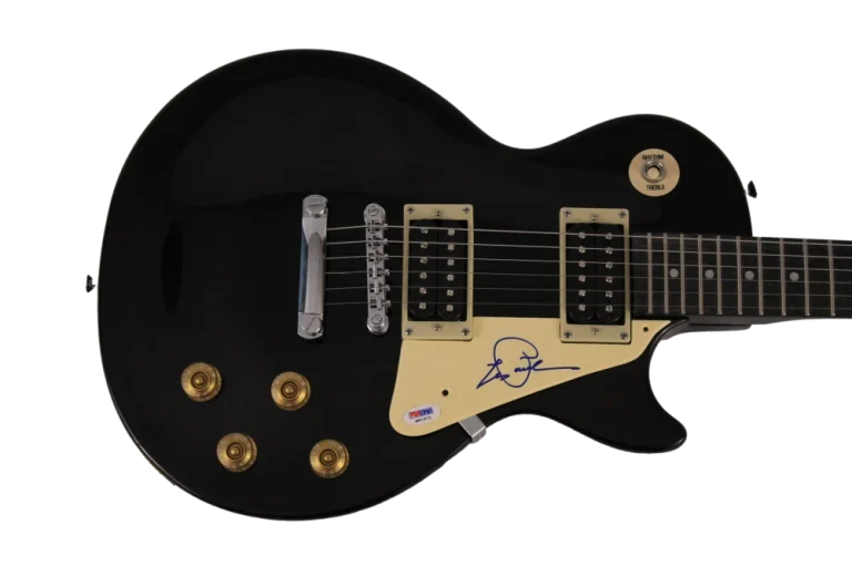LES PAUL SIGNED AUTOGRAPH GIBSON EPIPHONE LES PAUL GUITAR - MUSIC ICON RARE! PSA