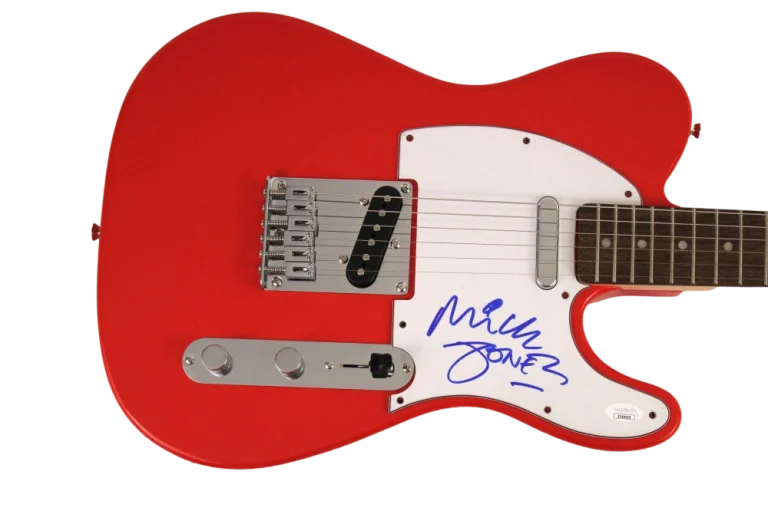 MICK JONES SIGNED AUTOGRAPH FENDER TELECASTER ELECTRIC GUITAR - THE CLASH JSA
