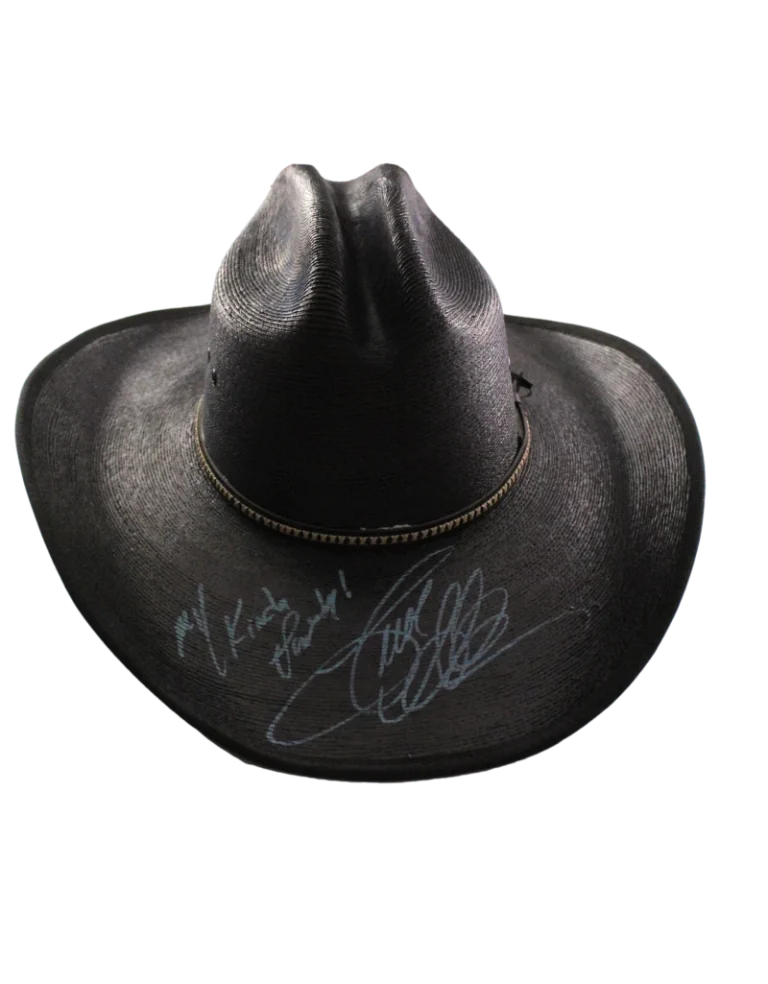 JASON ALDEAN SIGNED AUTOGRAPH LE COLLECTION COWBOY HAT 
