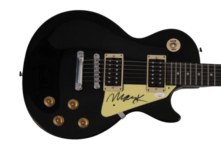 MARK MOTHERSBAUGH SIGNED AUTOGRAPH GIBSON EPIPHONE LES PAUL GUITAR - DEVO W/ JSA