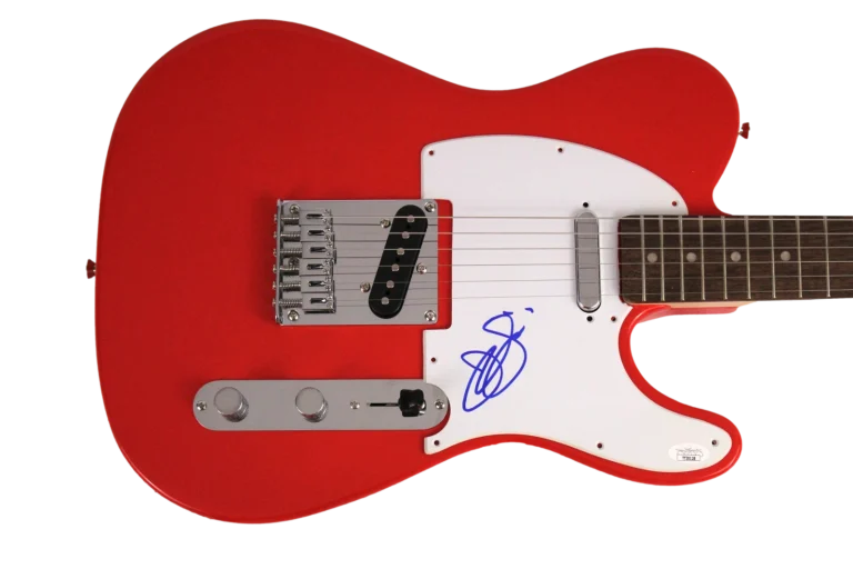 JOE SATRIANI SIGNED AUTOGRAPH FENDER TELECASTER RCR GUITAR - CHICKENFOOT JSA