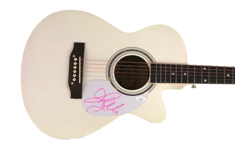 KELLY CLARKSON SIGNED AUTOGRAPH FULL SIZE ACOUSTIC GUITAR BREAKAWAY STRONGER JSA