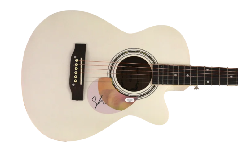 SHAWN MENDES SIGNED AUTOGRAPH FULL SIZE ACOUSTIC GUITAR - WONDER, ILLUMINATE JSA