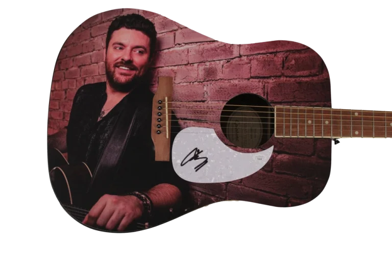 CHRIS YOUNG SIGNED AUTOGRAPH CUSTOM GIBSON EPIPHONE GUITAR - COUNTRY STAR W/ JSA