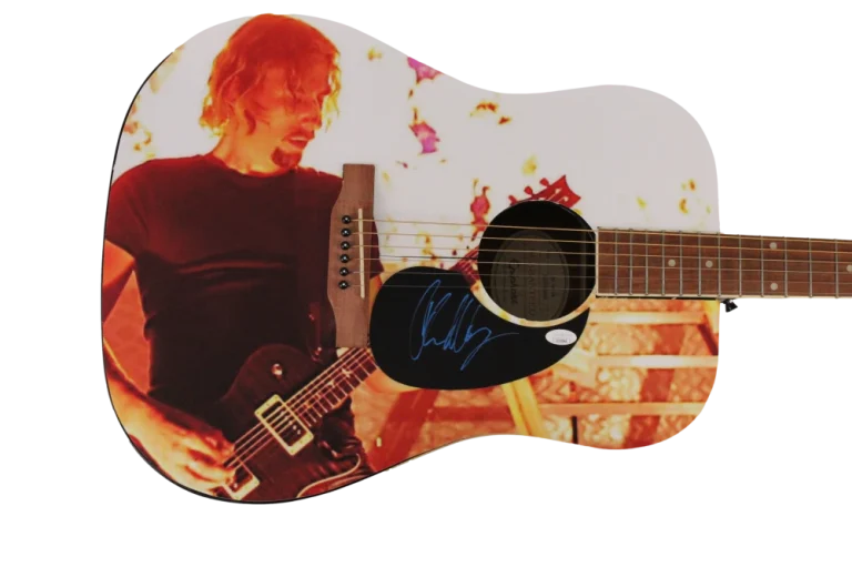 CHAD KROEGER SIGNED AUTOGRAPH CUSTOM GIBSON EPIPHONE GUITAR - NICKELBACK W/ JSA