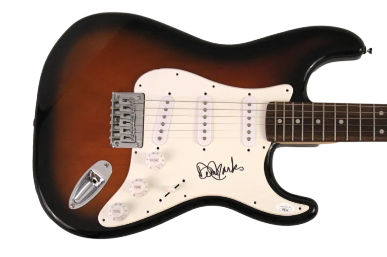 DAVID MARKS SIGNED AUTOGRAPH FULL SIZE FENDER ELECTRIC GUITAR THE BEACH BOYS JSA