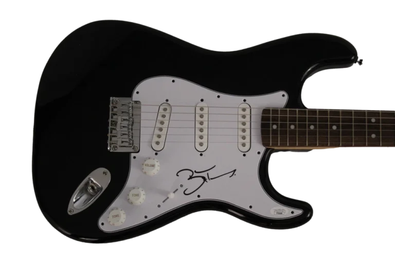 BRANDON FLOWERS SIGNED AUTOGRAPH FS FENDER ELECTRIC GUITAR THE KILLERS RARE! JSA