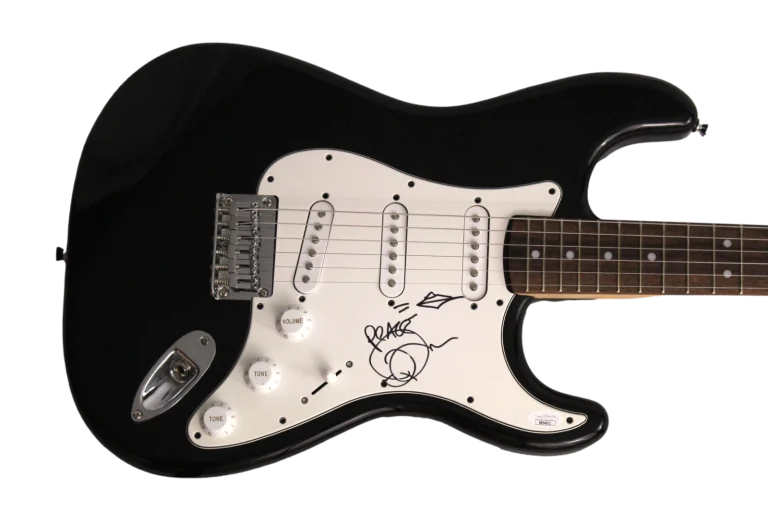 TIM REYNOLDS SIGNED AUTOGRAPH FS B FENDER ELECTRIC GUITAR DAVE MATTHEWS BAND JSA