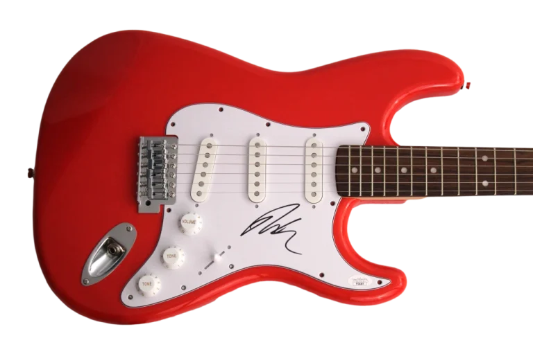 NICK JONAS BROTHERS SIGNED AUTOGRAPH FULL SIZE R FENDER ELECTRIC GUITAR RARE JSA