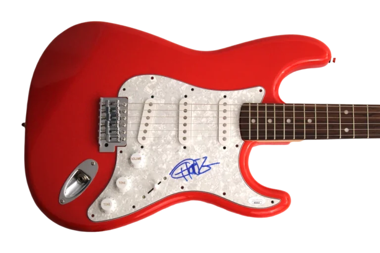 TOMMY CHONG SIGNED AUTOGRAPH FS R FENDER ELECTRIC GUITAR CHEECH & CHONG - W/ JSA