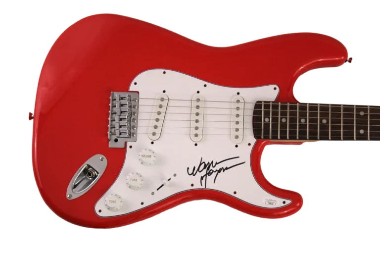 WARREN HAYNES ALLMAN BROTHERS BAND SIGNED AUTOGRAPH R FENDER ELECTRIC GUITAR JSA