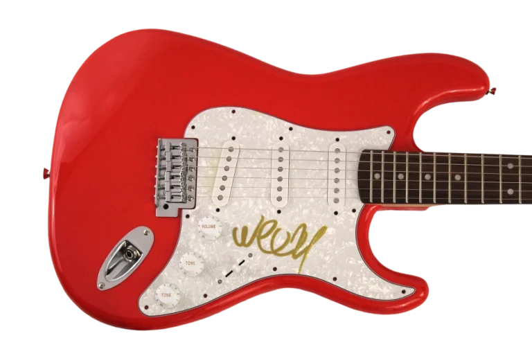 LIL WAYNE SIGNED AUTOGRAPH FULL SIZE RED FENDER ELECTRIC GUITAR - THA CARTER JSA