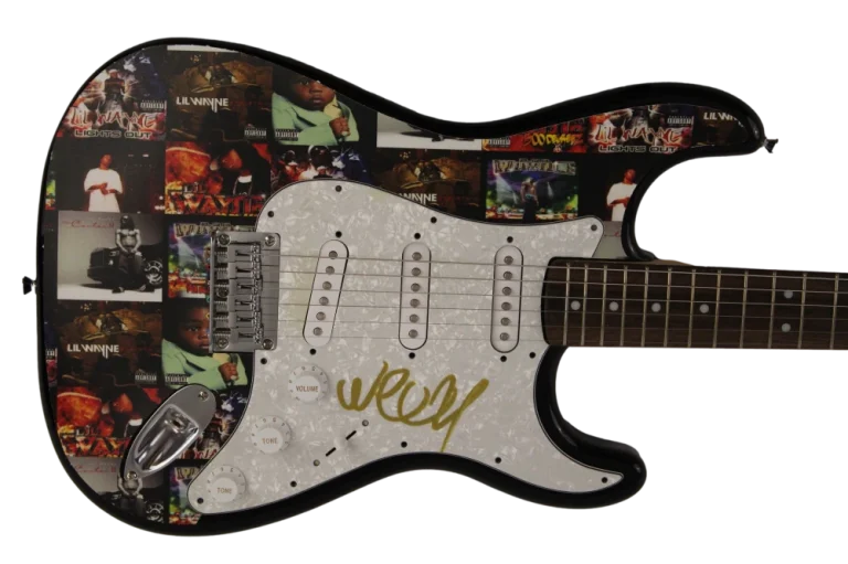 LIL WAYNE SIGNED AUTOGRAPH CUSTOM 1/1 FENDER ELECTRIC GUITAR - THA CARTER W/ JSA