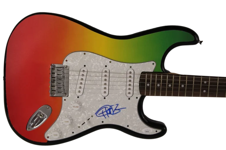TOMMY CHONG SIGNED AUTOGRAPH CUSTOM FENDER ELECTRIC GUITAR CHEECH & CHONG W/ JSA