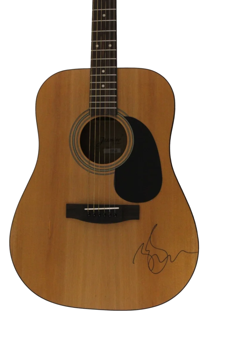 ZAC BROWN SIGNED AUTOGRAPH FULL SIZE ACOUSTIC GUITAR - BAND, UNCAGED THE OWL JSA