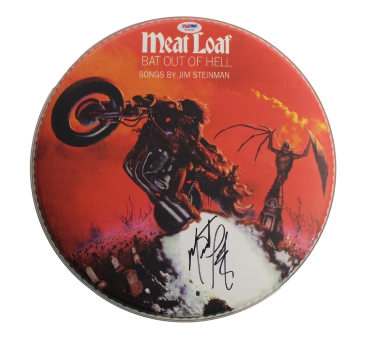 MEAT LOAF SIGNED AUTOGRAPH CUSTOM 12