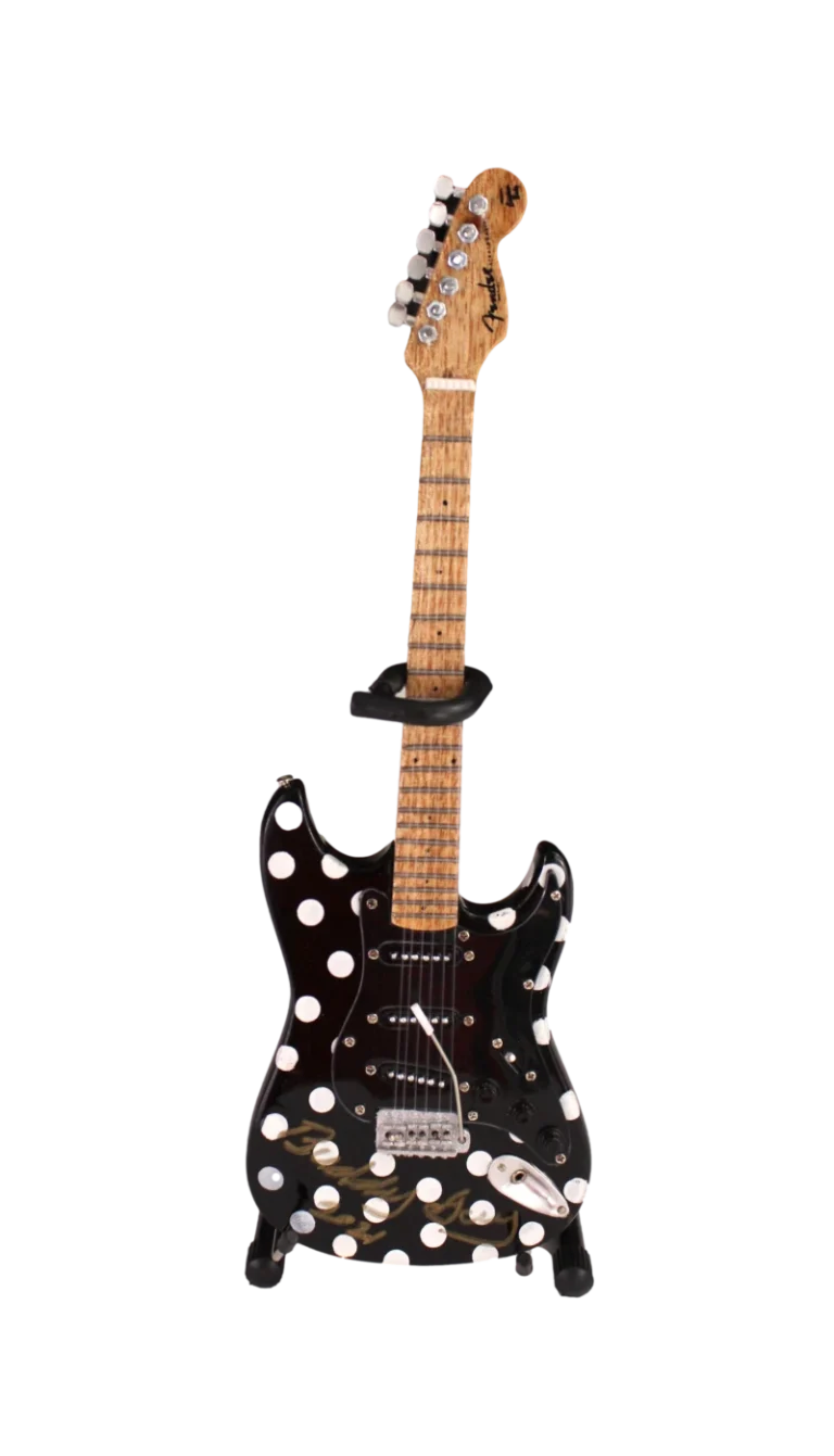 BUDDY GUY SIGNED AUTOGRAPH MINI MINIATURE MODEL GUITAR - BLUES LEGEND RARE! JSA