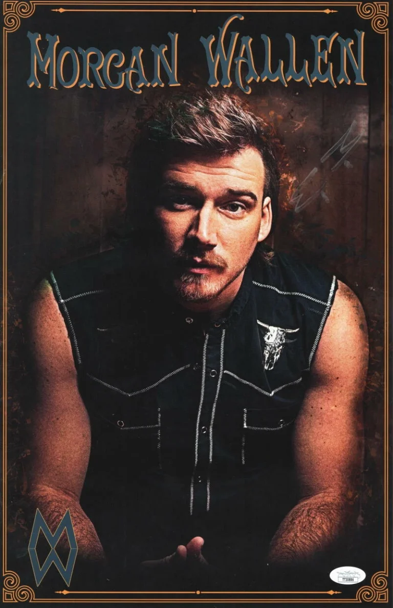 MORGAN WALLEN SIGNED AUTOGRAPH 11X17 CONCERT TOUR POSTER COUNTRY MUSIC STUD JSA