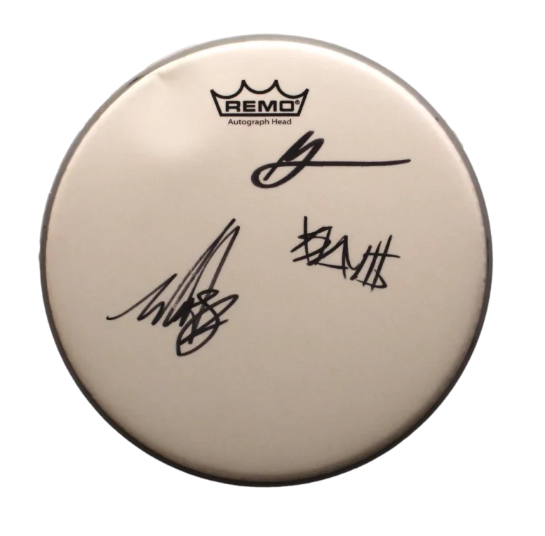 BLINK-182 FULL BAND SIGNED AUTOGRAPH 10