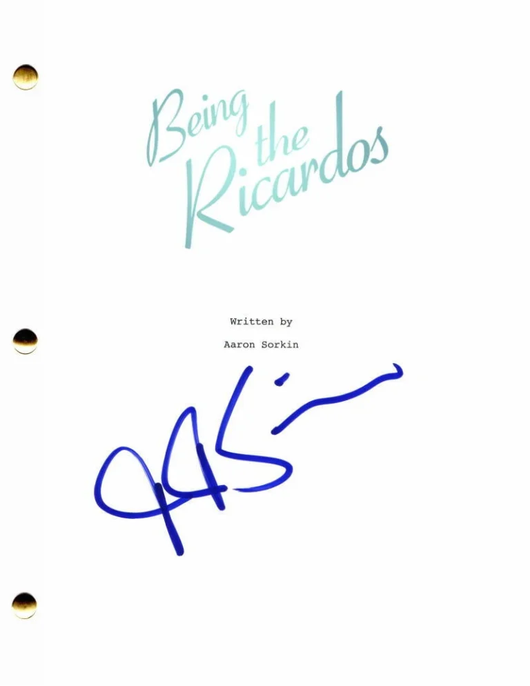 JK SIMMONS SIGNED AUTOGRAPH BEING THE RICARDOS FULL MOVIE SCRIPT - VERY RARE!