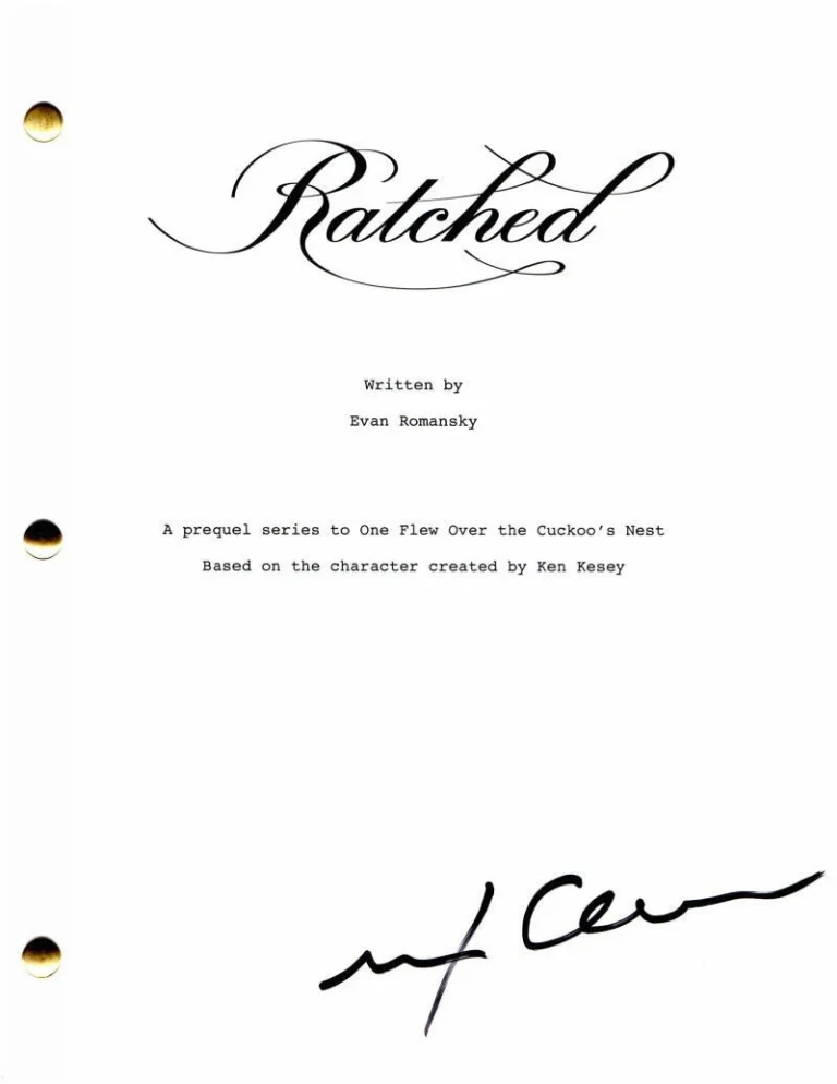 CHARLIE CARVER SIGNED AUTOGRAPH RATCHED FULL PILOT SCRIPT - BOYS IN THE BAND