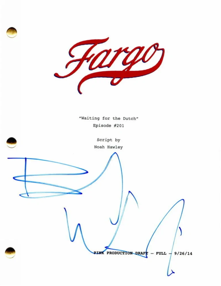 BOKEEM WOODBINE SIGNED AUTOGRAPH FARGO FULL EPISODE SCRIPT SPIDER-MAN HOMECOMING