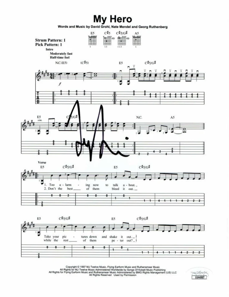 TAYLOR HAWKINS SIGNED AUTOGRAPH 