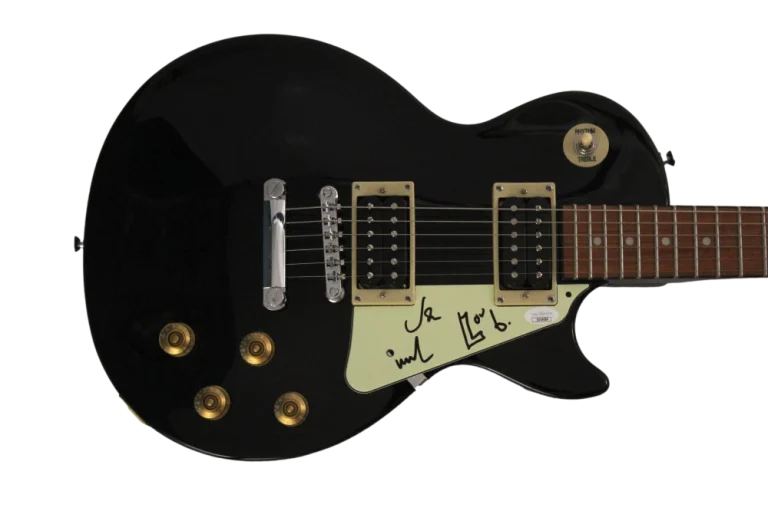 DINOSAUR JR FULL BAND SIGNED AUTOGRAPH GIBSON EPIPHONE LES PAUL GUITAR - JSA COA
