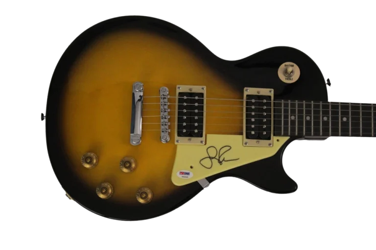 LEON RUSSELL SIGNED AUTOGRAPH GIBSON EPIPHONE LES PAUL ELECTRIC GUITAR PSA COA